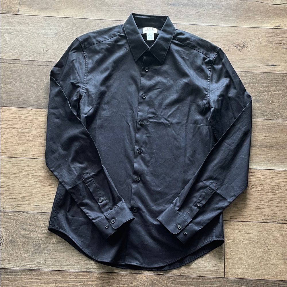 H&M Men's Charcoal Dress Shirt